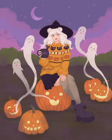 spooky pumpkin patch