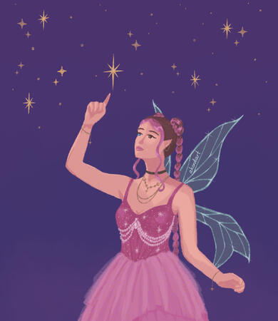 stargazing fairy